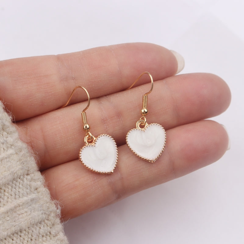 Set Gioielli Classici "Cuore Bianco"